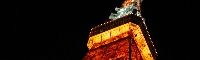 東京エリアの夜景画像です。　東京タワーです。  