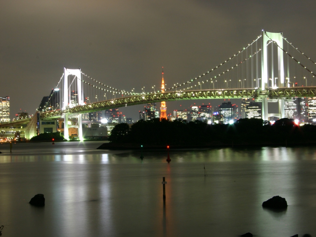 お台場夜景壁紙夜景画像