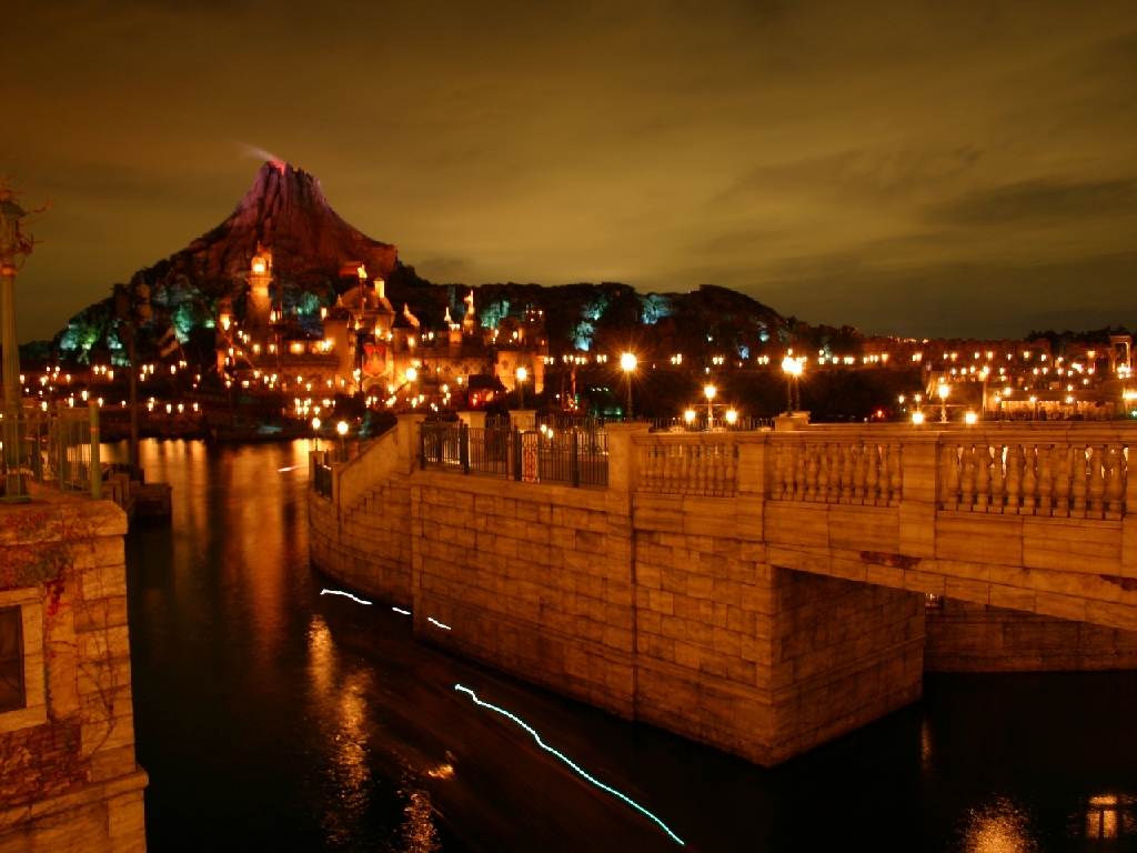 東京ディズニーシー夜景壁紙夜景画像